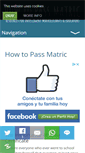 Mobile Screenshot of howtopassmatric.co.za